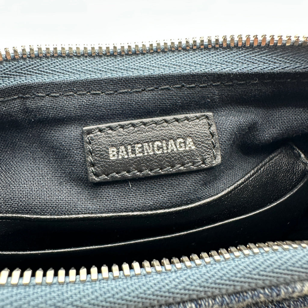balenciaga　denim bb monogram le cagole
