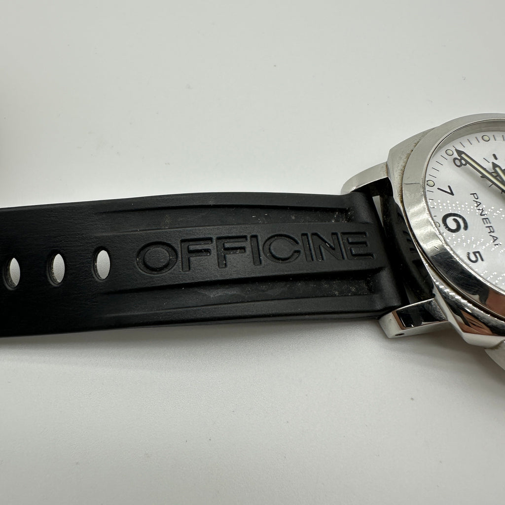 Panerai Luminor GMT Stainless Steel Black Rubber Watch